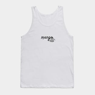 mango - black - with sketch Tank Top